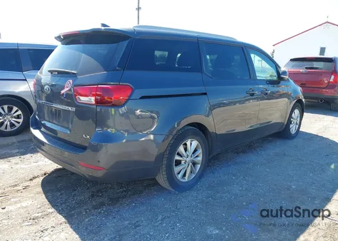 2017 Kia Sedona Lx из США, поврежденный, VIN KNDMB5C16H6269447